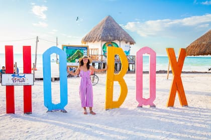 El punto más fotografiado por los turistas que visitan la isla.