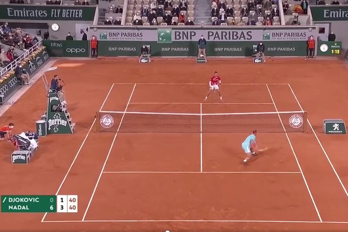 El punto que tuvo absolutamente de todo entre Nadal y Djokovic