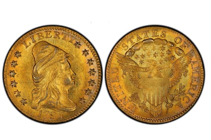 El Quarter Eagle fue una de las primeras monedas de oro emitidas