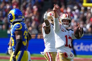 Los 49ers se postulan como aspirantes al Super Bowl con triunfo 27-7 sobre los Rams en el debut