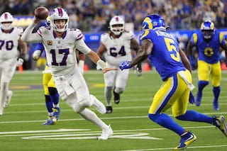 Allen carga con los Bills y consigue esconder fallas de una defensa en apuros