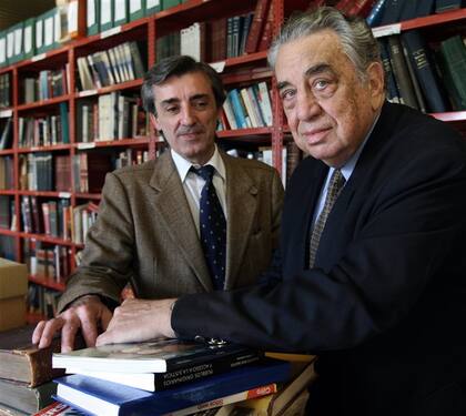 Héctor Di Marco (der.) y Carlos Arias