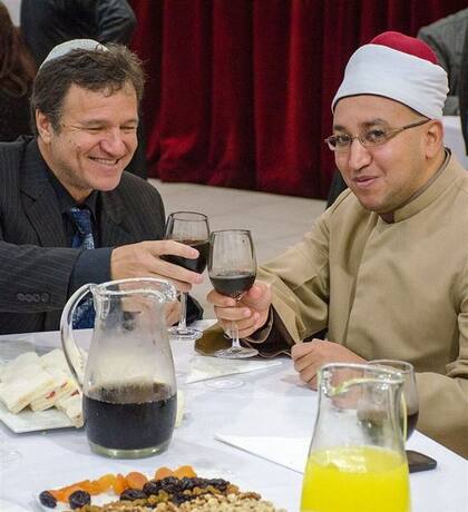 El rabino Polakoff y el imán Alí Bradán