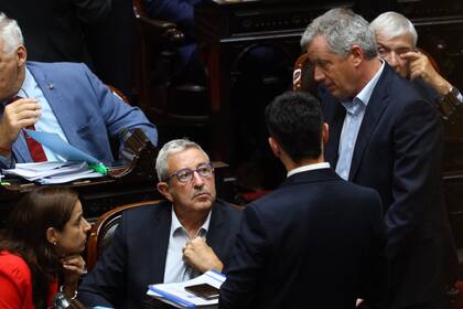 El radical Julio Cobos, en pleno recinto de Diputados