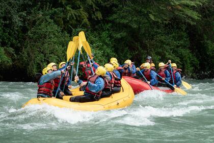 El rafting en el Manso es un clásico que sigue vigente. Hay de varios niveles, para principiantes y avanzados.