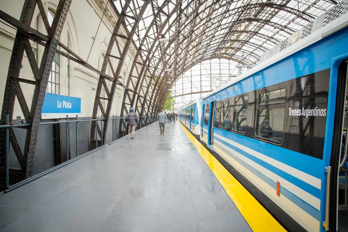 El ramal eléctrico del Roca que une Constitución y La Plata.