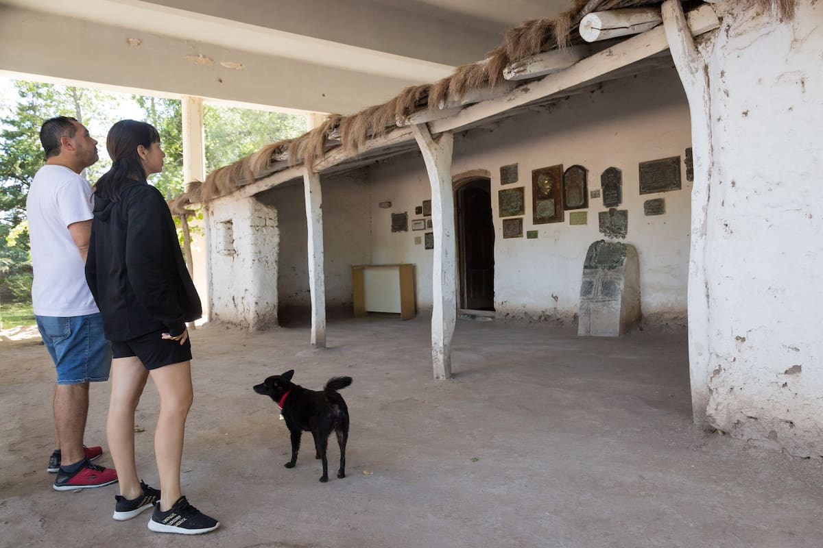 El ranchito escuela donde Sarmiento dio sus primeras lecciones.