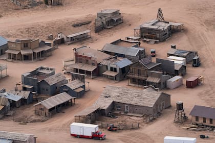 El rancho Bonanza Creek en Santa Fe, Nuevo México, donde tuvieron lugar el rodaje de Rust