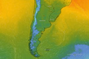 El ranking de las ciudades más frías en la Argentina durante el fin de semana del 31 de mayo