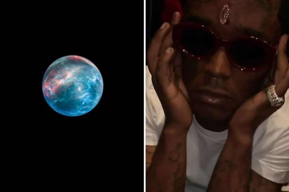 El rapero Lil Uzi Vert estaría ultimando detalles para comprar el planeta Wasp-127b, cuya ilustración se ve a la izquierda