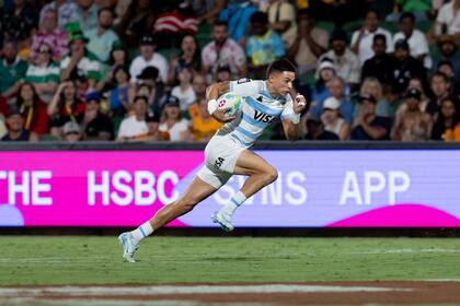 El Rayo Marcos Moneta, emblema de los Pumas 7s, que apareció con tries en momentos decisivos