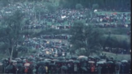 El rechazo a la central provocó un amplio movimiento de protesta en la zona