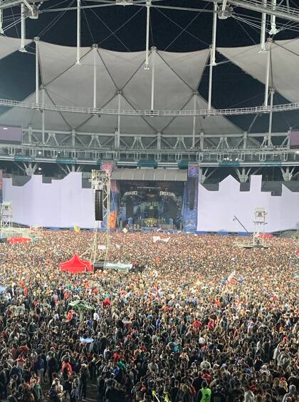 El reciente show de La Renga, en La Plata.