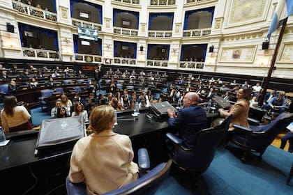 El recinto de la Cámara de Diputados bonaerense