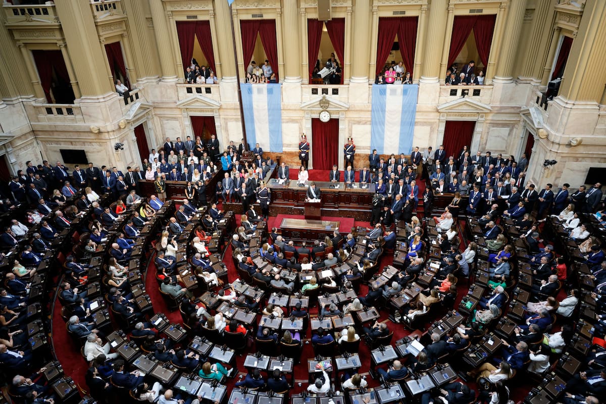 El recinto de la Cámara de Diputados, en la apertura de las sesiones ordinarias