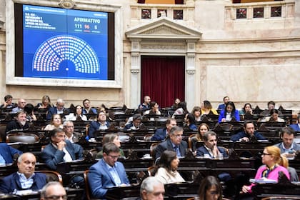 El recinto de la Cámara de Diputados, tras votar la reforma a la ley de lavado de activos