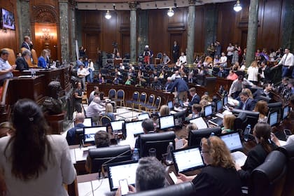 El recinto de la Legislatura porteña