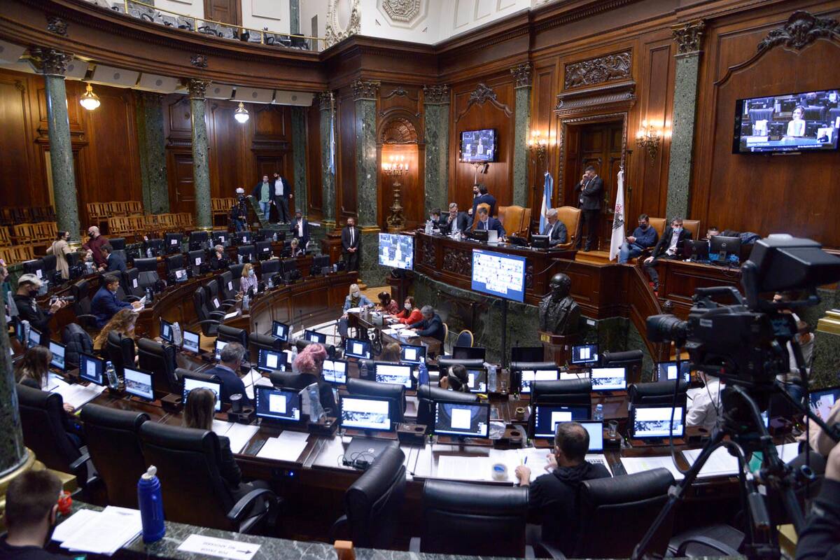 El recinto de la Legislatura porteña