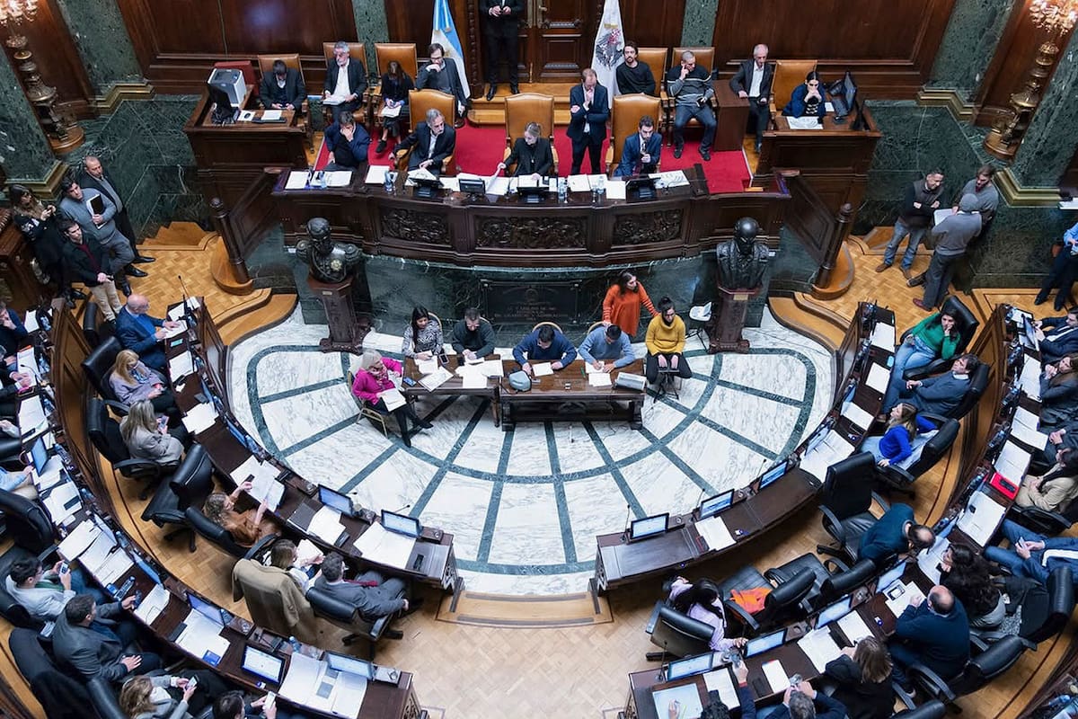 El recinto de la Legislatura de la Ciudad Autónoma de Buenos Aires