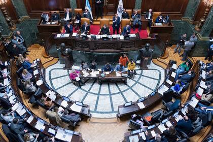 El recinto de la Legislatura de la Ciudad Autónoma de Buenos Aires