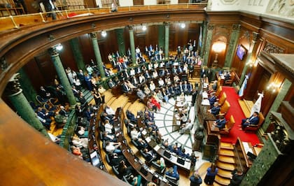 El recinto de la Legislatura porteña durante la apertura de sesiones ordinarias 2026
