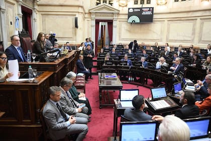 El recinto del Senado, con Villarruel y Bullrich como protagonistas