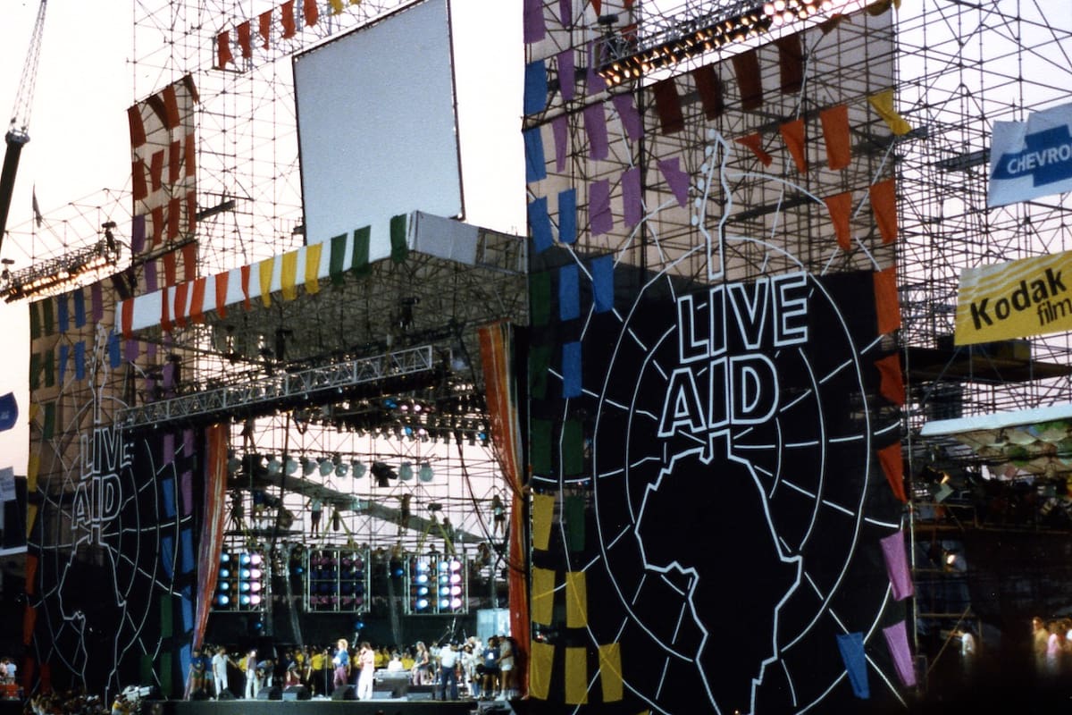 El recital Live Aid se llevó a cabo en dos ciudades a la vez: Filadelfia y Londres