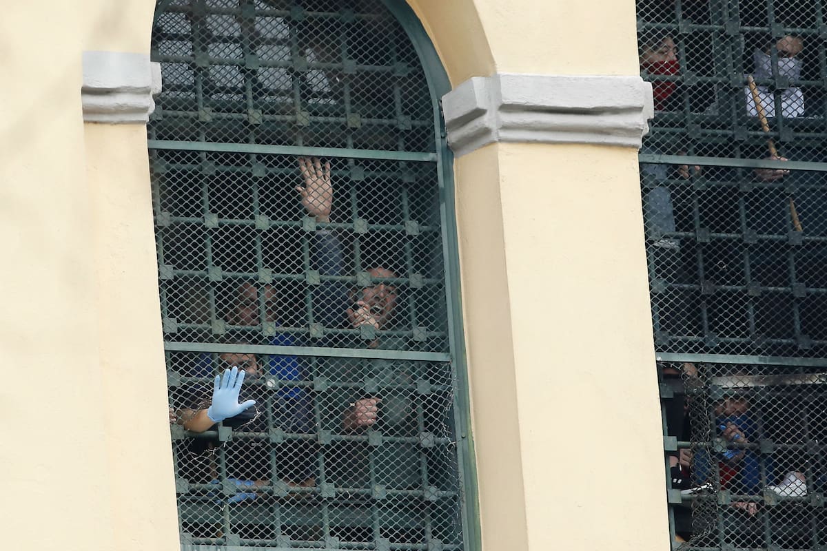 El reclamo de los presos en la cárcel de San Vittore