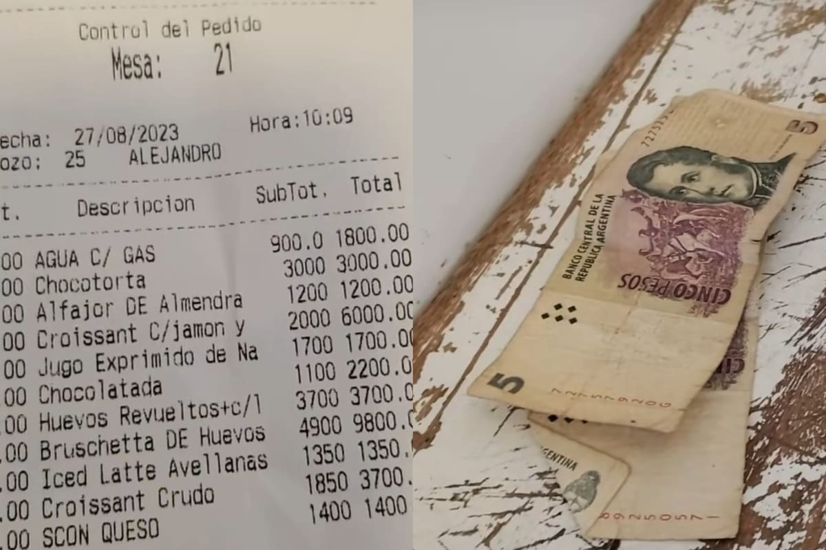 El reclamo del mozo se volvió viral en TikTok