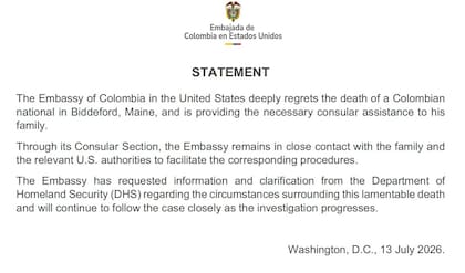 El reclamo oficial de la embajada de Colombia al DHS por asesinato de migrante en tiroteo del ICE