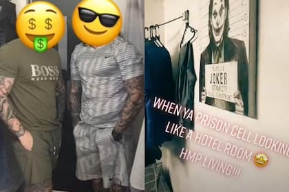El recluso compartía imágenes de otros prestos vistiendo ropa de lujosas marcas de ropa