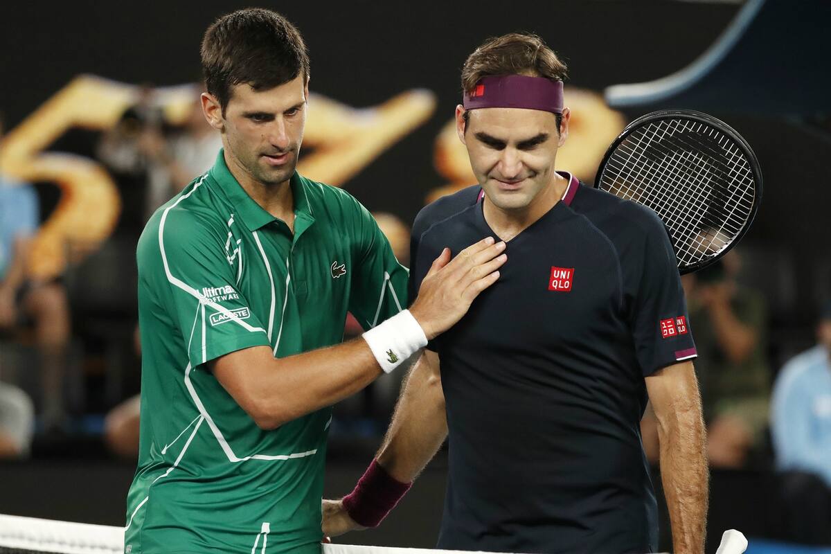 El reconocimiento de Djokovic hacia Federer; el serbio admitió que el suizo no estaba al ciento por ciento en lo físico