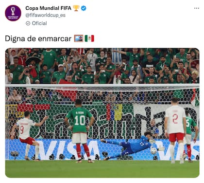 El reconocimiento de la FIFA a Memo Ochoa