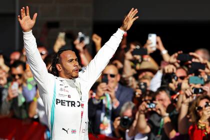 El reconocimiento para Hamilton, que llegó a las seis coronas en la máxima categoría