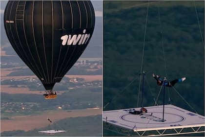 El récord que batió el deportista ruso a 1500 metros de altura