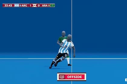 El recordado offside de Lautaro Martínez ante Arabia Saudita, en el debut de Argentina en el Mundial de Qatar 2022