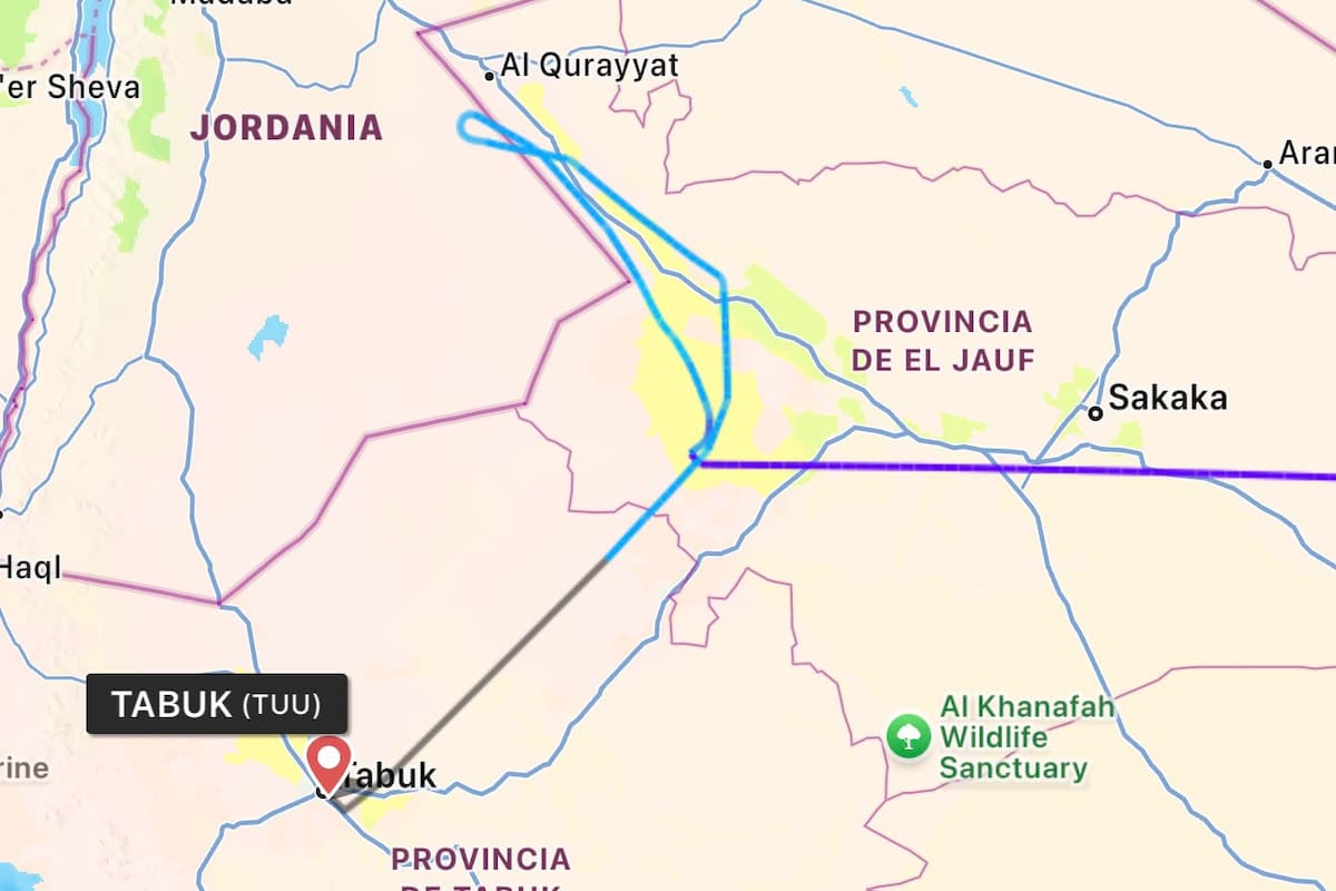 El recorrido de avión de Flydubai