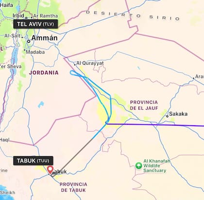 El recorrido de avión de Flydubai