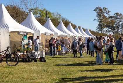 El recorrido de stands en Jardín Fest 2023. Ya se está armando una completísima propuesta para la nueva edición.