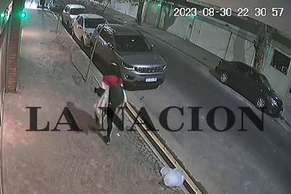 El recorrido del sospechoso fue reconstruido con las imágenes de cámaras de seguridad