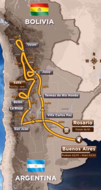 El recorrido que se filtró
