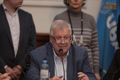 El rector de la UBA, Ricardo Gelpi