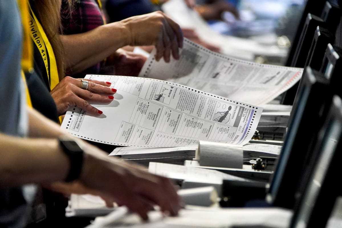 El recuento de votos en Georgia será manual este año (Foto AP/Gene J. Puskar/archivo)
