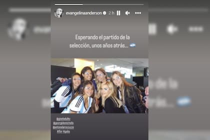 El recuerdo de Evangelina Anderson (Foto Instagram @evangelinaanderson)