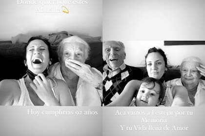 El recuerdo de su abuela Guingui en vísperas de su cumpleaños 92