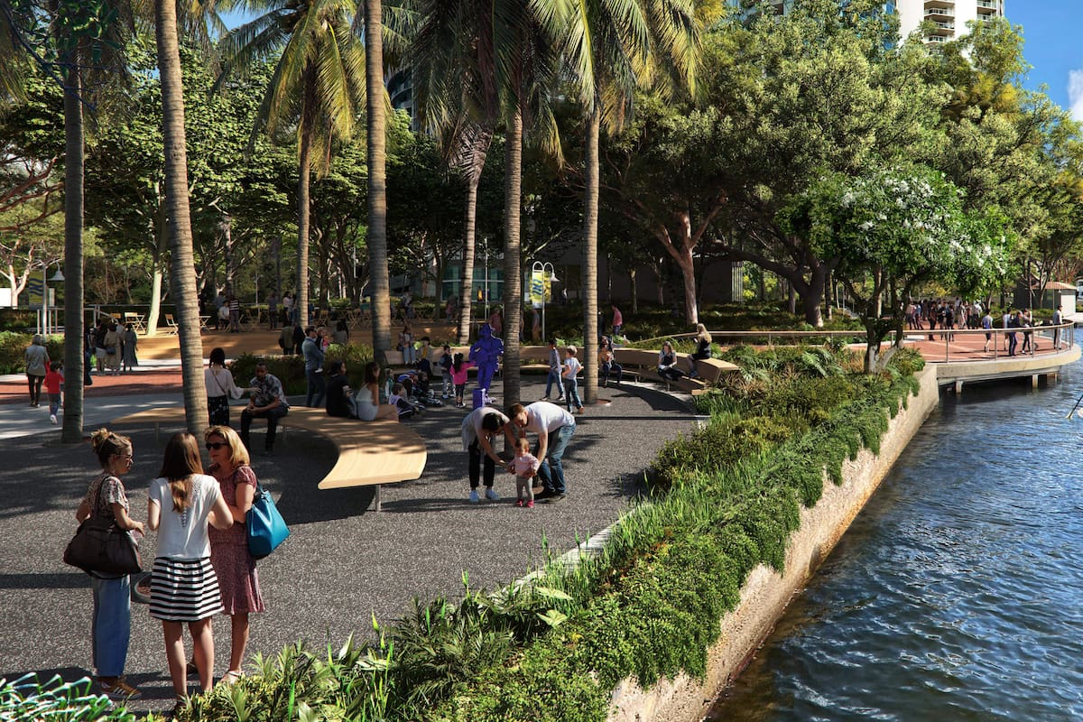 El rediseño del Huizenga Park de Fort Lauderdale costó US$15 millones