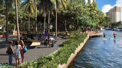 El rediseño del Huizenga Park de Fort Lauderdale costó US$15 millones