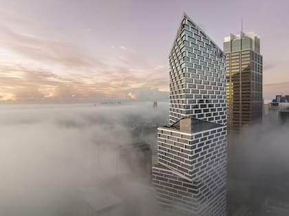 El rediseño reutiliza la mayor parte de la estructura y todo el núcleo del edificio original