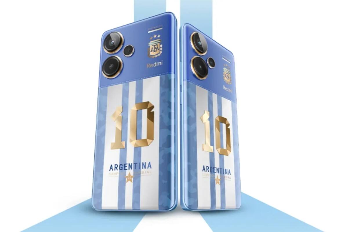 El Redmi Note 13 Pro+ World Champions Edition es una versión del celular que rinde homenaje a los campeones del Mundial de Qatar 2022