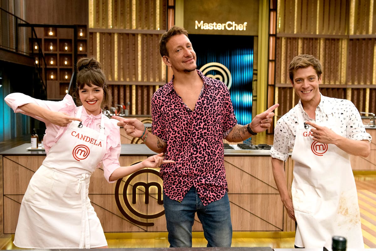 El reencuentro de Cande Vetrano, Nico Vázquez y Gastón Dalmau.